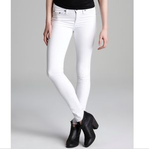 NWT Rag & bone “bright white” skinny jeans